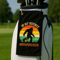 In My Defense I Was Left Unsupervised Gorilla Golf Towel