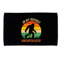 In My Defense I Was Left Unsupervised Gorilla Microfiber Hand Towel