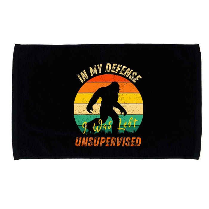 In My Defense I Was Left Unsupervised Gorilla Microfiber Hand Towel