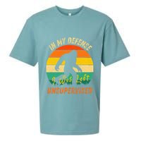 In My Defense I Was Left Unsupervised Gorilla Sueded Cloud Jersey T-Shirt
