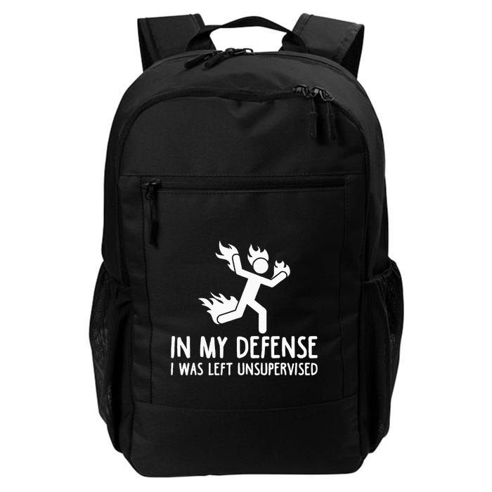 In My Defense I Was Left Unsupervised Backpack