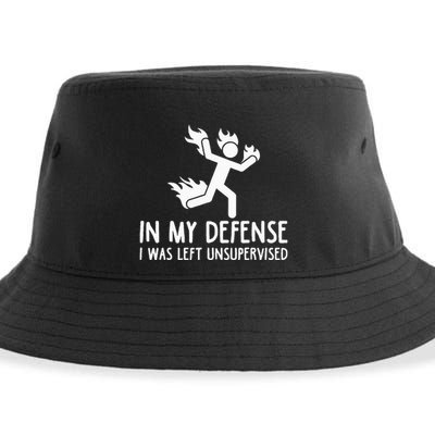 In My Defense I Was Left Unsupervised Sustainable Bucket Hat