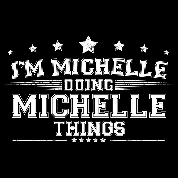 Im Michelle Doing Michelle Things Zip Tote Bag
