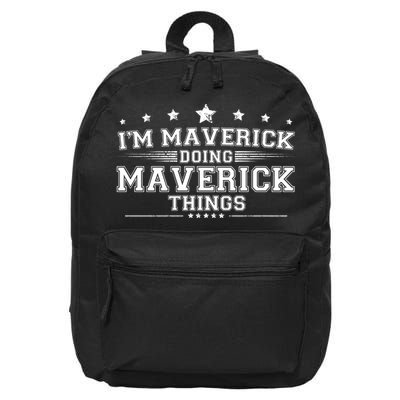 Im Maverick Doing Maverick Things 16 in Basic Backpack