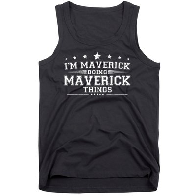 Im Maverick Doing Maverick Things Tank Top