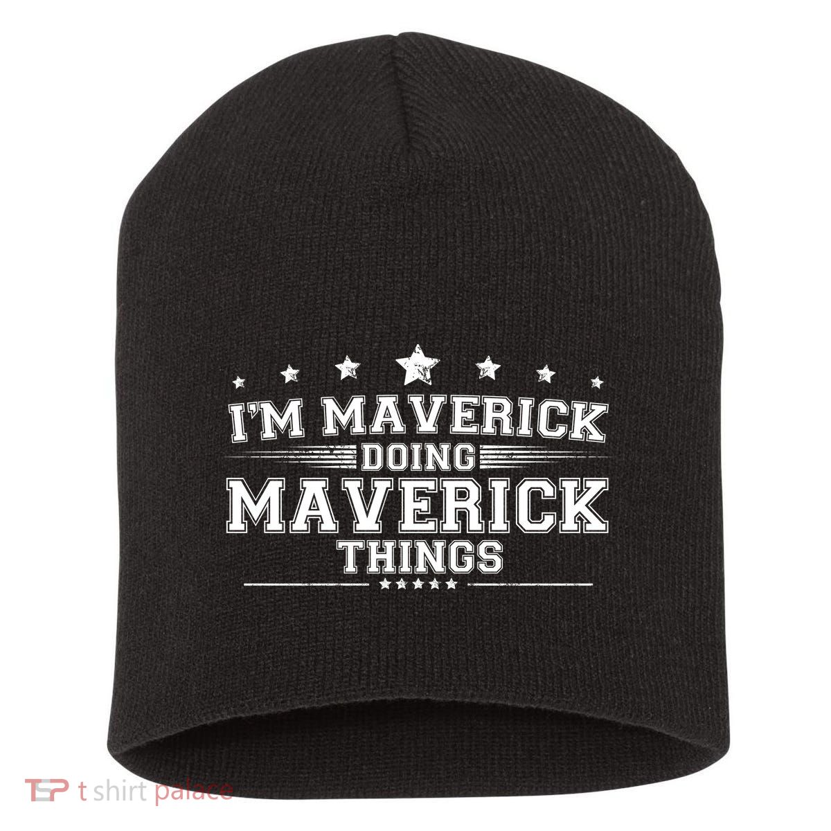 Im Maverick Doing Maverick Things Short Acrylic Beanie