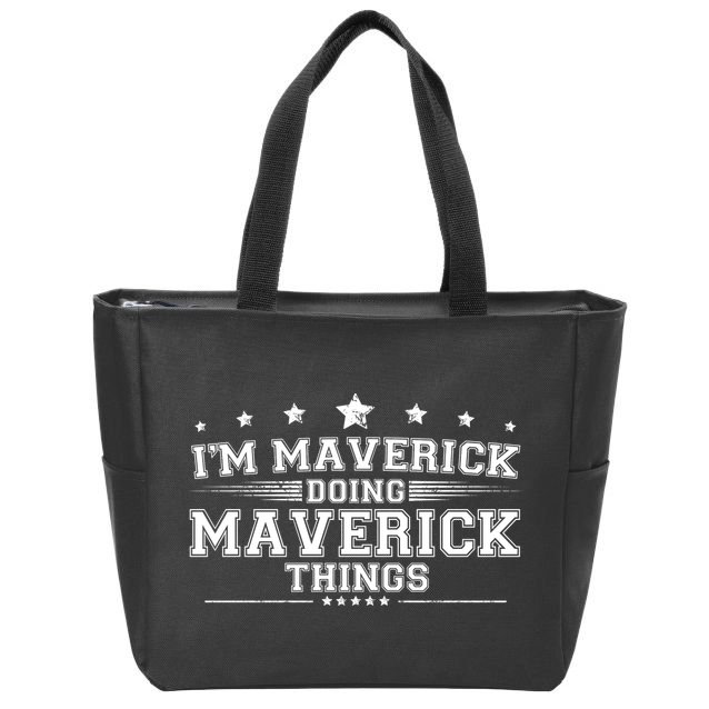 Im Maverick Doing Maverick Things Zip Tote Bag