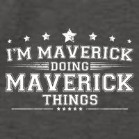Im Maverick Doing Maverick Things Vector Backpack