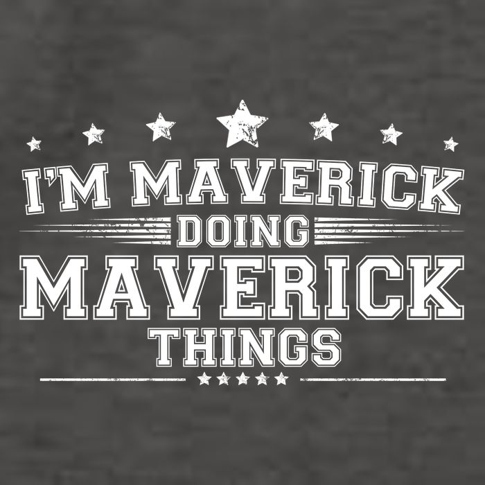 Im Maverick Doing Maverick Things Vector Backpack