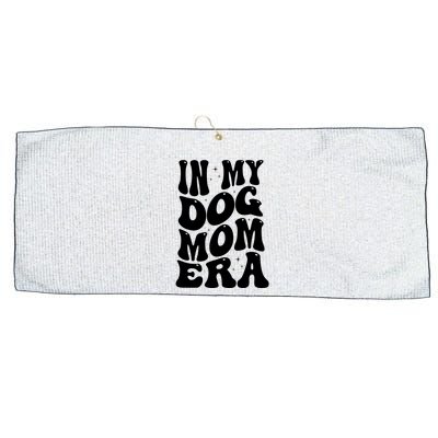 In My Dog Mom Era Large Microfiber Waffle Golf Towel