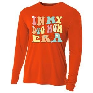 In My Dog Mom Era For Dog Mama Lover Christmas Groovy Retro Cool Gift Cooling Performance Long Sleeve Crew