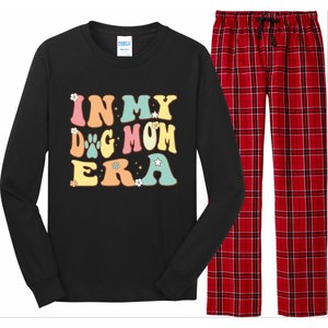 In My Dog Mom Era For Dog Mama Lover Christmas Groovy Retro Cool Gift Long Sleeve Pajama Set