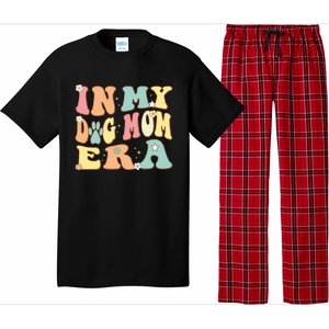 In My Dog Mom Era For Dog Mama Lover Christmas Groovy Retro Cool Gift Pajama Set