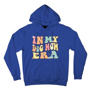 In My Dog Mom Era For Dog Mama Lover Christmas Groovy Retro Cool Gift Hoodie