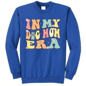 In My Dog Mom Era For Dog Mama Lover Christmas Groovy Retro Cool Gift Sweatshirt