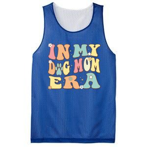 In My Dog Mom Era For Dog Mama Lover Christmas Groovy Retro Cool Gift Mesh Reversible Basketball Jersey Tank