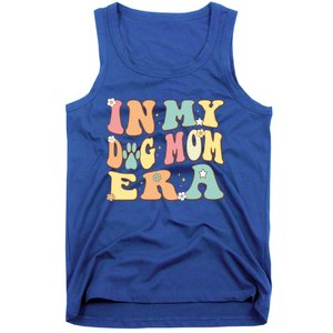 In My Dog Mom Era For Dog Mama Lover Christmas Groovy Retro Cool Gift Tank Top