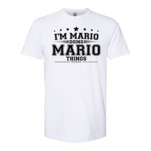 Im Mario Doing Mario Things Softstyle CVC T-Shirt