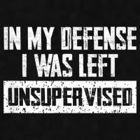In My Defense I Was Left Unsupervised Cool Funny Ladies PosiCharge Tri-Blend Wicking Tank
