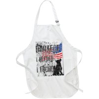In My Darkest Hour I Reached For A Hand Found A Paw , Grey Full-Length Apron With Pockets