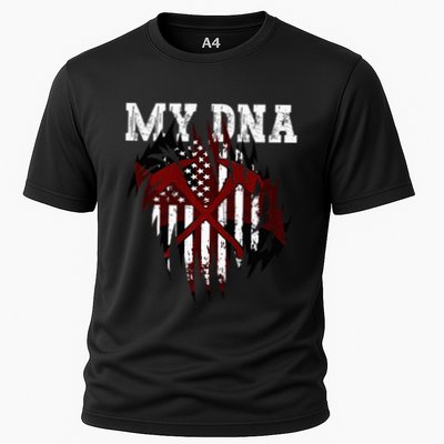 In My Dna Ripped Design Braveheart Firefighters Performance Shirt