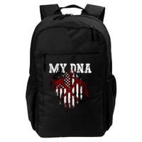 In My Dna Ripped Design Braveheart Firefighters Backpack