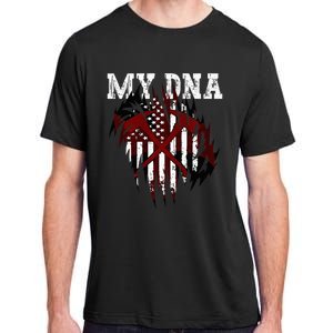 In My Dna Ripped Design Braveheart Firefighters Adult ChromaSoft Performance T-Shirt