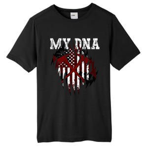 In My Dna Ripped Design Braveheart Firefighters Tall Fusion ChromaSoft Performance T-Shirt