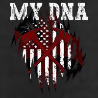 In My Dna Ripped Design Braveheart Firefighters Golf Towel