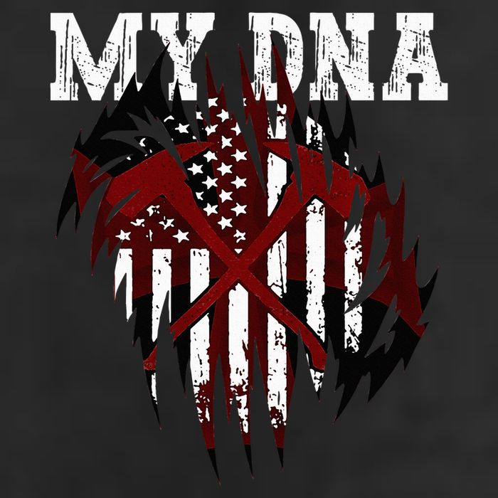 In My Dna Ripped Design Braveheart Firefighters Golf Towel
