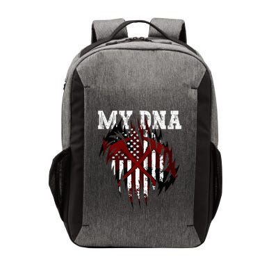 In My Dna Ripped Design Braveheart Firefighters Vector Backpack