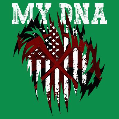 In My Dna Ripped Design Braveheart Firefighters T-Shirt