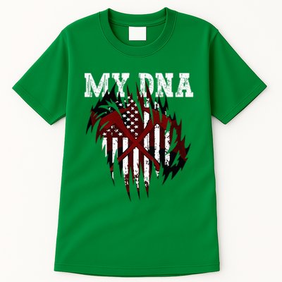 In My Dna Ripped Design Braveheart Firefighters Tall T-Shirt