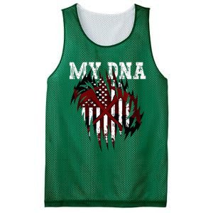 In My Dna Ripped Design Braveheart Firefighters Mesh Reversible Basketball Jersey Tank