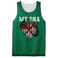 In My Dna Ripped Design Braveheart Firefighters Mesh Reversible Basketball Jersey Tank