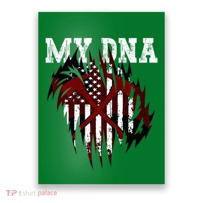In My Dna Ripped Design Braveheart Firefighters Poster
