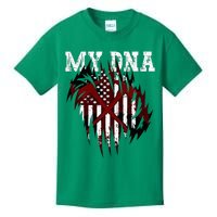 In My Dna Ripped Design Braveheart Firefighters Kids T-Shirt