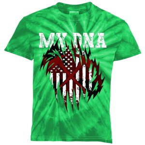 In My Dna Ripped Design Braveheart Firefighters Kids Tie-Dye T-Shirt