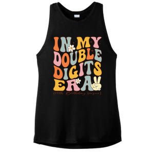 In My Double Digits Era 10th Birthday Ladies PosiCharge Tri-Blend Wicking Tank