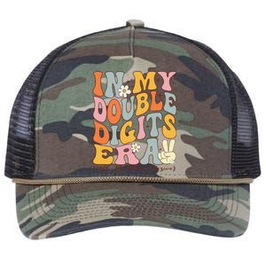 In My Double Digits Era 10th Birthday Retro Rope Trucker Hat Cap