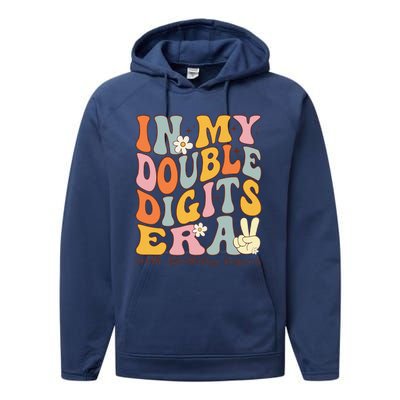 In My Double Digits Era 10th Birthday Performance Fleece Hoodie