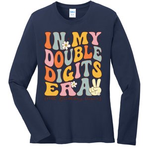 In My Double Digits Era 10th Birthday Ladies Long Sleeve Shirt