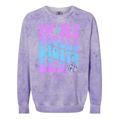 In My Double Digits Era Retro 10 Year Old 10th Birthday Colorblast Crewneck Sweatshirt