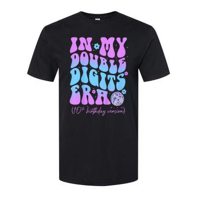 In My Double Digits Era Retro 10 Year Old 10th Birthday Softstyle® CVC T-Shirt