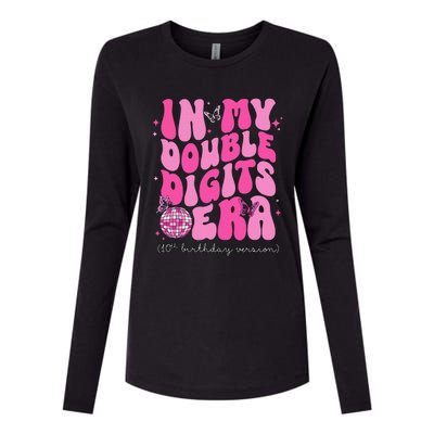 In My Double Digits Era 10th Birthday Version Womens Cotton Relaxed Long Sleeve T-Shirt