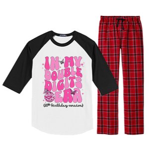 In My Double Digits Era 10th Birthday Version Raglan Sleeve Pajama Set