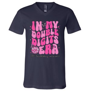 In My Double Digits Era 10th Birthday Version V-Neck T-Shirt