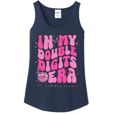 In My Double Digits Era 10th Birthday Version Ladies Essential Tank