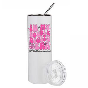 In My Double Digits Era 10th Birthday Version Stainless Steel Tumbler