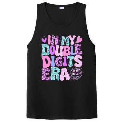 In My Double Digits Era Retro 10 Year Old 10th Birthday Girl PosiCharge Competitor Tank